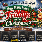 how many more fridays until christmas